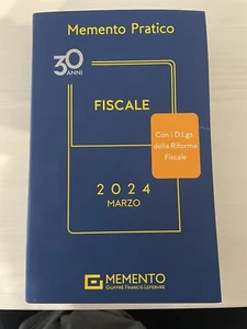 Libri Universitari Usati - Memento Pratico - Fiscale 2024. - Foto 1 di 4