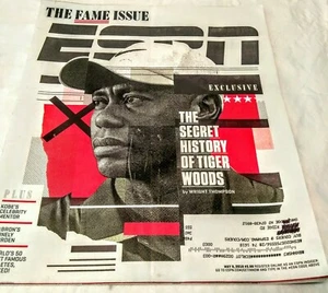 ESPN Magazine The Fame Issue Tiger Woods Cover May 2016 with Kobe Bryant Story - Imagen 1 de 10