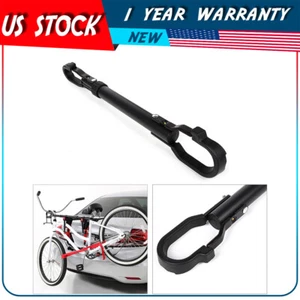 Universal Adjustable Cross bar Top Bike Bicycle Tube Frame Adapter Black novelty - Bild 1 von 18