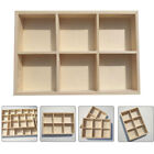 Wooden Storage Box Tool Case Desk Organizer Tray Kitchen Drawer