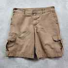 Dickies Cargo Shorts Mens 36 Brown Ultimate Relaxed Ripstop Workwear Outdoor