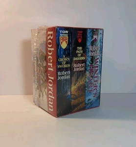 New Sealed Robert Jordan Box set The Wheel of Time 3: Books 7-9 Crown of Swords - Bild 1 von 6