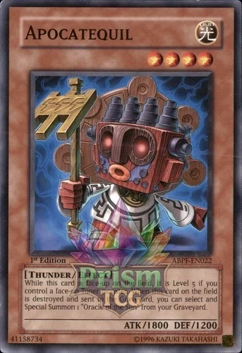 1st Ed Apocatequil ABPF-EN022 Yugioh - Image 1 of 1