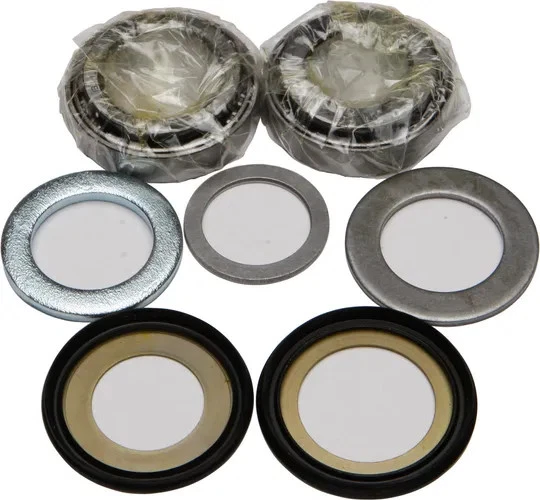 Kit de rodamientos de vástago de cabeza de dirección todas las bolas para Honda CJ360T 74-77 Foto 1 de 4