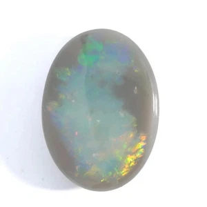 5,42 Karat Lightning Ridge Australian Semi-Black Opal. Grün Gelb Blau Orange. - Bild 1 von 11