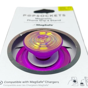 PopSockets Phone Grip with MagSafe, Magsafe Adapter - Ripple Iridescent Aviation - Picture 1 of 3