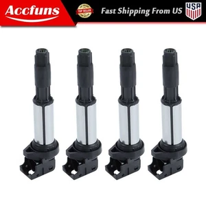 For BMW E46 E53 E83 E90 323i 325i 525i X3 2.5/3.0L 2001-2014 4Pcs Ignition Coil - Picture 1 of 10
