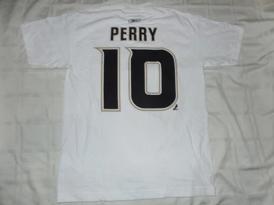 Camiseta Anaheim Ducks Corey Perry Reebok Blanca Etiquetas Nuevas Foto 1 de 3