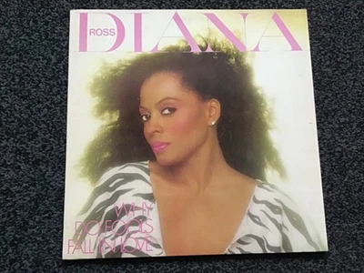 DIANA ROSS - WHY DO FOOLS FALL IN LOVE 1981 UK STEREO LP CAPITOL EST 26733 EX ! - Image 1 of 4