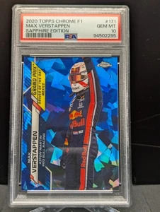 2020 Topps Chrome Sapphire Edition F1 Max Verstappen #171 (RC) - Picture 1 of 2