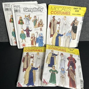 McCalls Bible Costumes King Angel Christmas Easter 8930 2340 2339(x2) READ - Picture 1 of 6