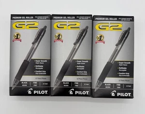 Pilot G2 Retractable Premium Gel Ink Roller Ball Pens 0.7 Fine Black - 36 Count - Picture 1 of 4