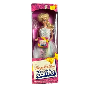 Barbie Buon Compleanno 1980 Mattel n. 1922 NUOVO NRFB biondo occhi azzurri vintage - Foto 1 di 8