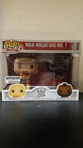 Funko Pop! WWE HULKAMANIA HULK HOGAN & MR. T 2 PACK AMAZON EXCLUSIVE - Picture 1 of 5