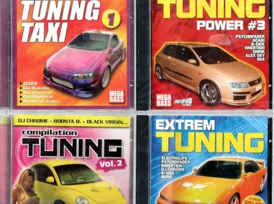 Tuning Taxi 1,Tuning Vol. 2,Tuning Power # 3,Extrem Tuning - 4-CD alle in OVP !! - Bild 1 von 4