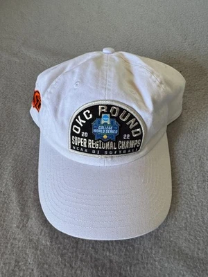 Oklahoma State Hat College World Series 2022 NCAA Softball White Cap OSFA Adjust - Image 1 of 3