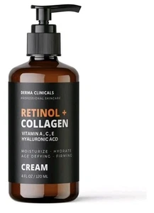 Retinol + Collagen, Hyaluronic Acid, Vitamin C Anti-Aging Face Day and Night - Picture 1 of 7