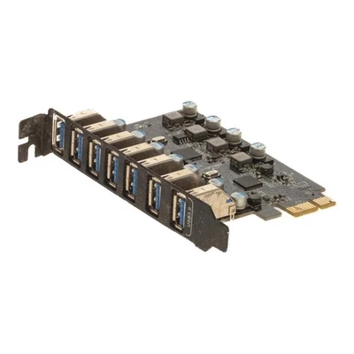 VLI ULS-UP7000 VL813-Q7 7x Esterno Porta Superspeed USB 3.0 Adattatore Pcie Card - Immagine 1 di 3