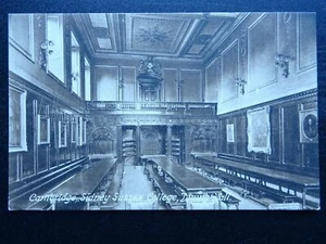 Postal Cambridge SIDNEY SUSSEX COLLEGE Comedor c1914 de Frith - Imagen 1 de 2