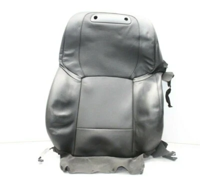 BMW 750Li 740i F01 2009-2012 asiento superior delantero derecho cubierta cuero negro P9822 Foto 1 de 4
