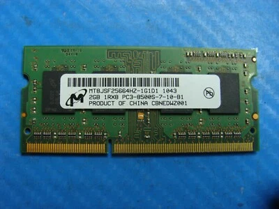 MacBook Pro 13" A1278 Early 2010 MC374LL/A 2GB Memory RAM SO-DIMM DDR3 661-5556 - Image 1 of 2