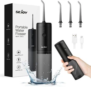 Cordless Water Flosser Portable Oral Irrigator Rechargeable Travel Teeth Cleaner - Picture 1 of 38