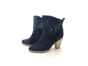 Pier One Damen Stiefel Stiefelette Ankle Boots Blau Gr. 38 (UK 5) - Bild 1 von 8