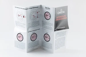 Omega Cronografo Automatico Manuale di Istruzioni Manual Reprint (OMEG 9) - Foto 1 di 2