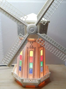 Vintage USSR Music Night Light Windmill Lamp, Plays Korobeiniki, Unused Boxed - Picture 1 of 12