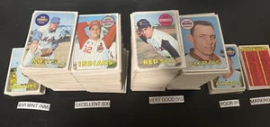 1969 Topps Baseball Cards 401-500 (P-NM) - You Pick - Complete Your Set - Picture 1 of 10