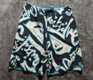Costume da bagno uomo QuikSilver tasca laterale taglia 34, stampa logo - Foto 1 di 10