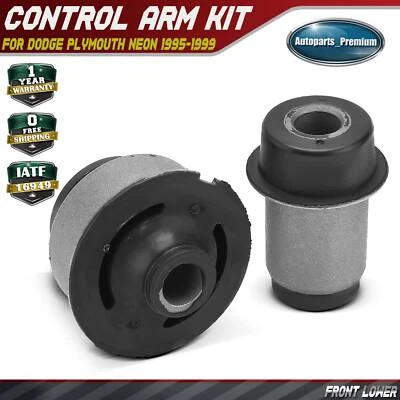 2x Kit de buje de brazo de control de suspensión inferior delantera para Dodge Plymouth Neon 95-99 Foto 1 de 4