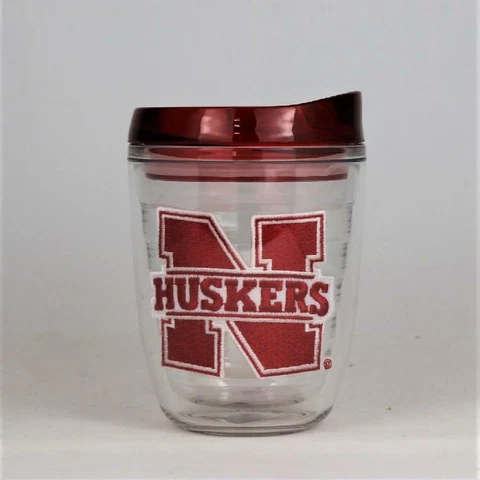 Nebraska Cornhuskers NCAA Officially Licensed 12oz Tumbler w/Lid Cover