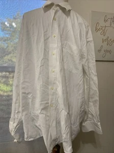 Joseph & Feiss Dress Shirt Men's 18.5  34/35 Tall Long Sleeve Cream Non Iron - Picture 1 of 10