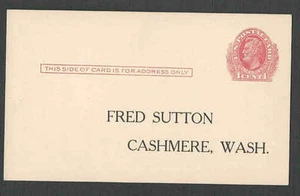 Ca 1911 STÜCK KASCHMIR WA FRED SUTTON BIETET OBSTEIER & TOMATEN ETC UNBESPIELT - Bild 1 von 1