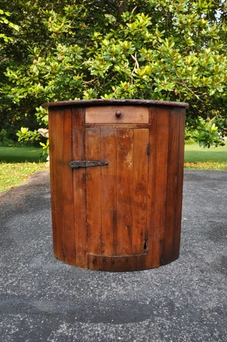 Early Primitive Liquor Cabinet Bar Cover