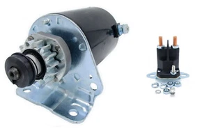 Anlasser mit Magnetschalter für Briggs & Stratton mit 14 Zahn Stahlritzel 282H07 - Bild 1 von 9