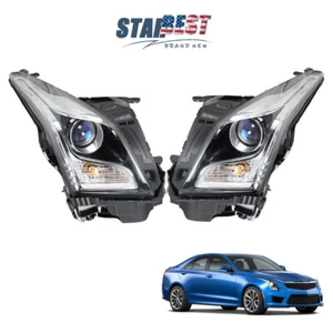 Conjunto de faros proyectores halógenos lado izquierdo+derecho para Cadillac ATS 2013-2018 - Imagen 1 de 12
