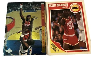 hakeem olajuwon Lot of 2 Trading Cards 1989/93 - Picture 1 of 5