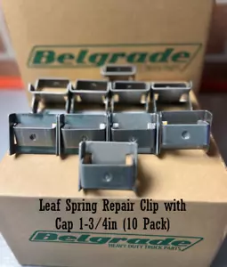 Leaf Spring Repair Clip with Cap 1-3/4in (10 Pack) - Picture 1 of 6