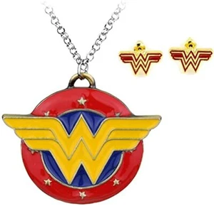 Wonder Woman Necklace or Earrings or Bracelet for Women Birthday Gifts - Picture 1 of 10