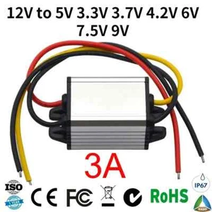 Convertidor DC 12V a 3.3V 3.7V 4.2V 5V 9V 3A Fuente de alimentación Buck Step Down - Imagen 1 de 23