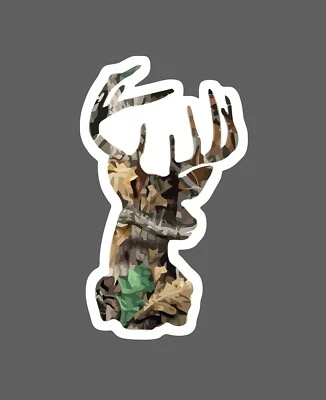 Adesivo camuflado veado caça à prova d'água natureza ao ar livre vida selvagem presente NOVO - Imagem 1 de 3
