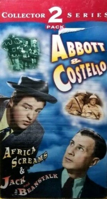 Collector Series Abbott & Costello 2 Pack Africa Screams & Jack And The Bean VHS - Image 1 of 2