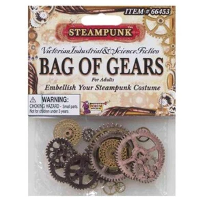 Morris Costumes FM66453 Steampunk Bag of Gears Headband - Picture 1 of 1