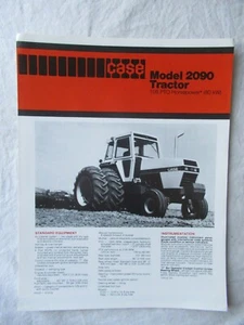 Folleto de datos de especificaciones de ventas de tractor J.I Case 2090 - Imagen 1 de 4