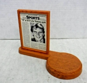Joe Montana San Francisco 49ers SLU Kenner 1991 Display Stand 012825AST - Picture 1 of 2