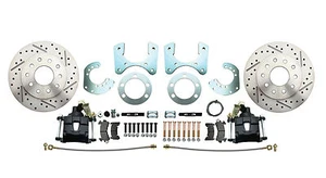 B-Body 8 3/4" Rear Performance Disc Brake Kit w/ Black PC Calipers - Picture 1 of 5