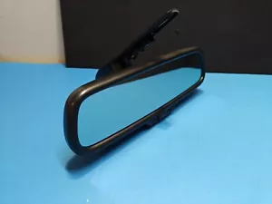 2004 2005 B5/B6 Audi S4 A4 Rear View Mirror, Auto Dim & Compass 8E0857511A Black - Picture 1 of 24