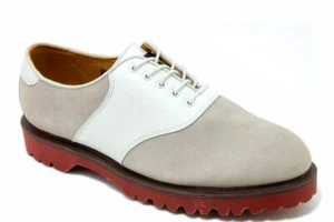 Dr. Martens 3 Loch Doane Off-White Hi Suede WP + Smooth - Picture 1 of 2
